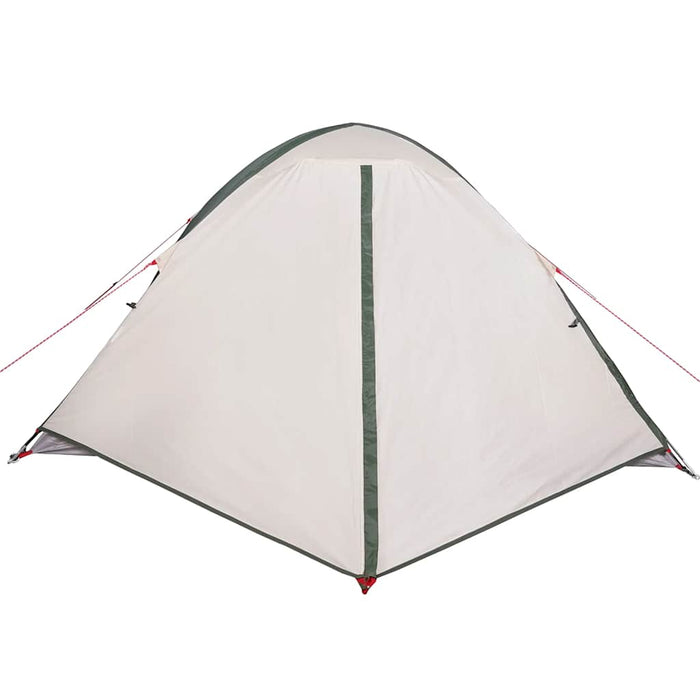 Camping Tent Dome 4-Person Green Waterproof