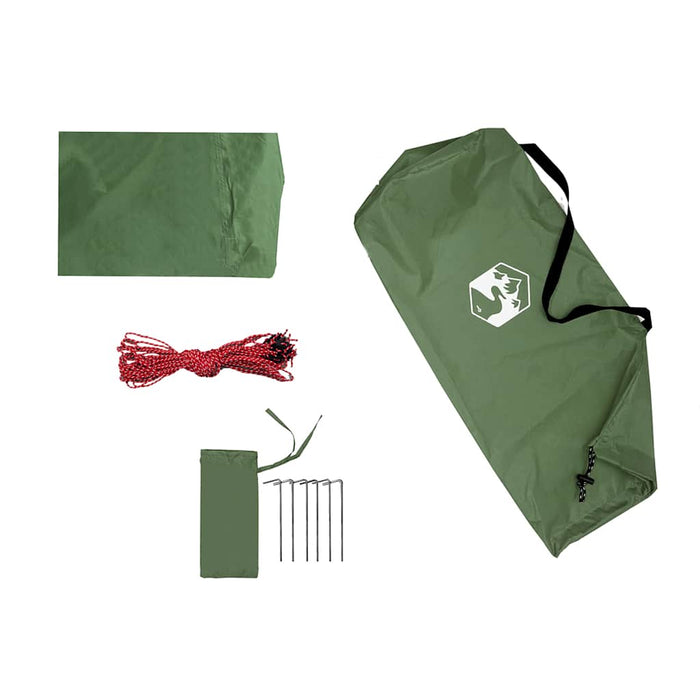 Camping Tarp Green 360x294 cm Waterproof