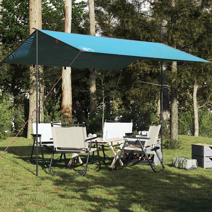 Camping Tarp Blue 360x294 cm Waterproof