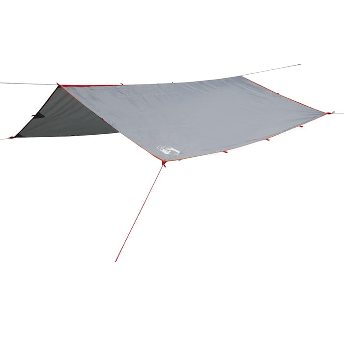 Camping Tarp Grey and Orange 360x294 cm Waterproof