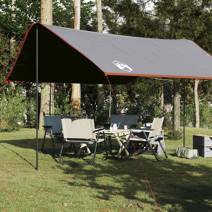 Camping Tarp Orange 430x380x210 cm Waterproof