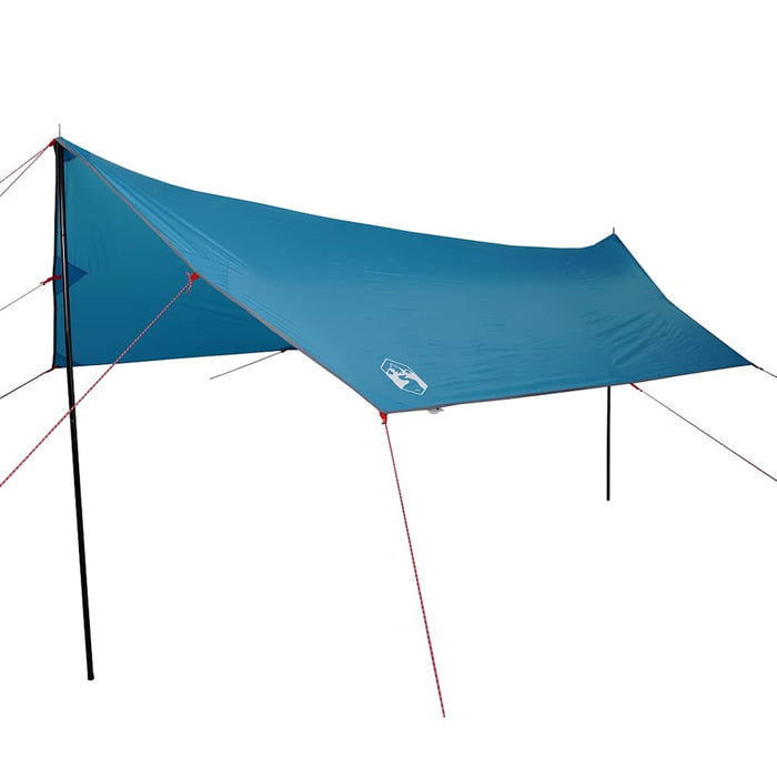 Camping Tarp Blue 460x305x210 cm Waterproof