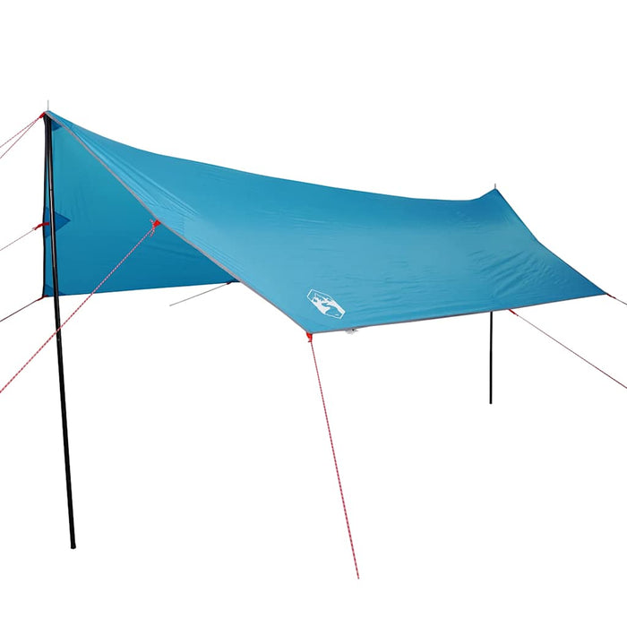 Camping Tarp Blue 460x305x210 cm Waterproof