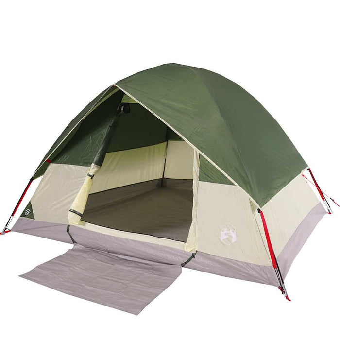 Camping Tent Dome 2-Person Green Waterproof