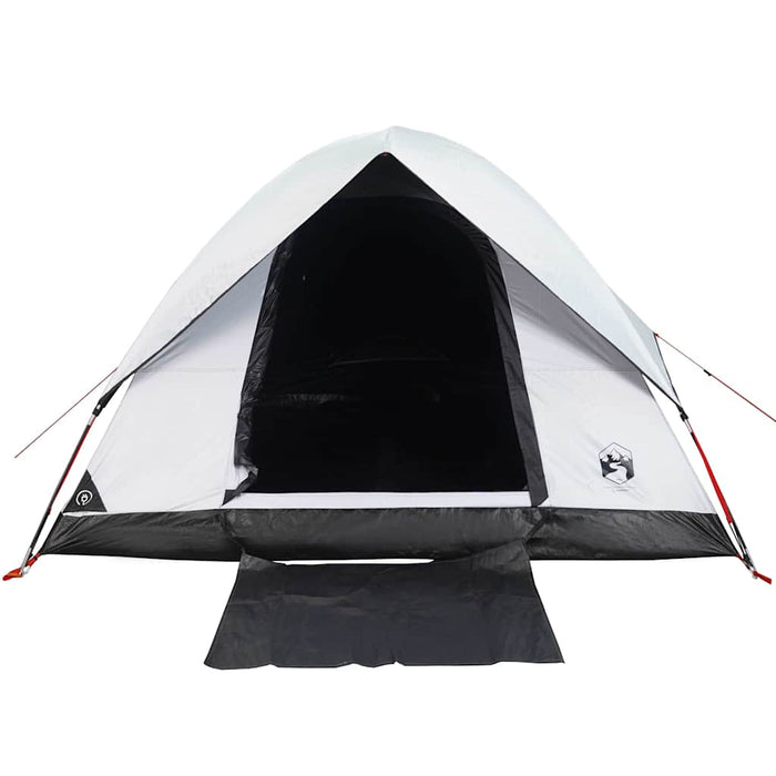 Camping Tent Dome 2-Person White Blackout Fabric Waterproof