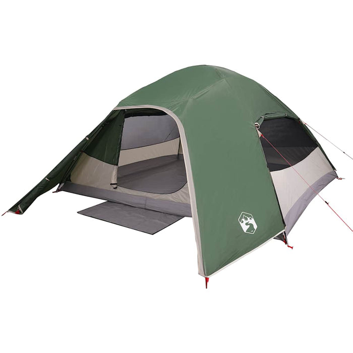 Family Tent Dome 6-Person Green Waterproof