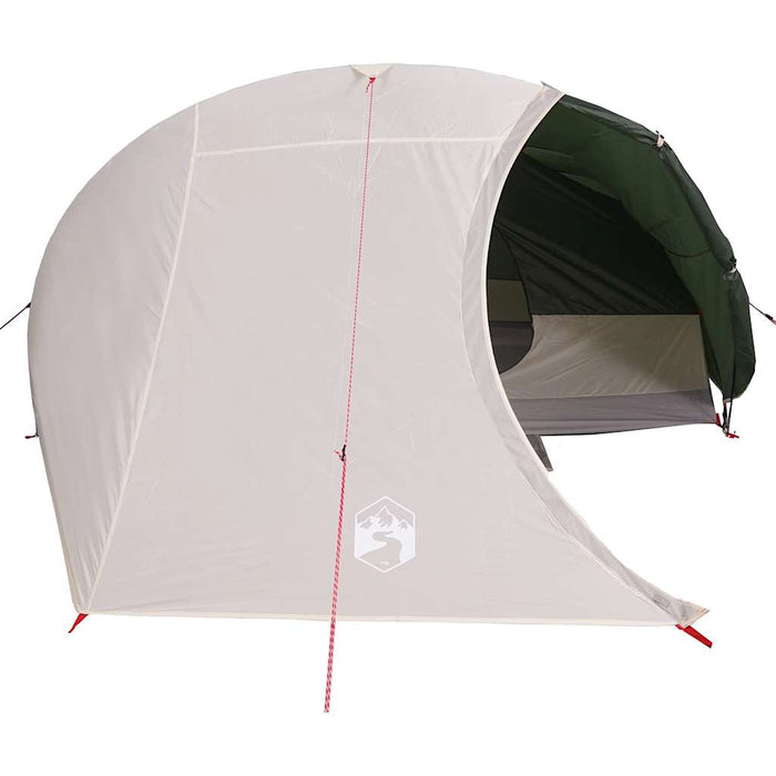 Camping Tent Dome 4-Person Green Waterproof