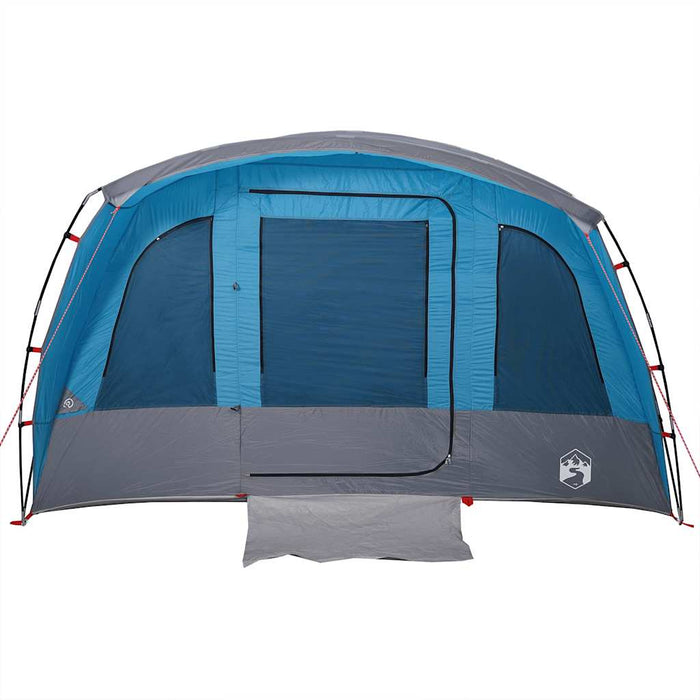 Family Tent Tunnel 8-Person Blue Waterproof