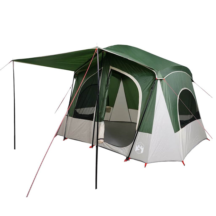 Camping Tent Cabin 5-Person Green Waterproof