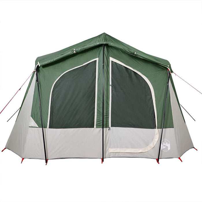 Camping Tent Cabin 5-Person Green Waterproof