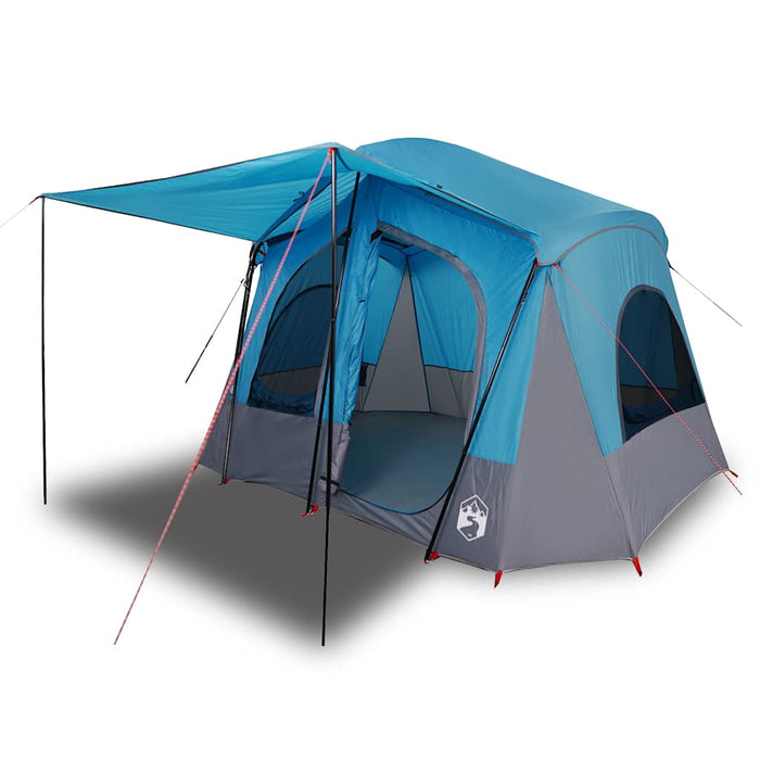 Camping Tent Cabin 5-Person Blue Waterproof