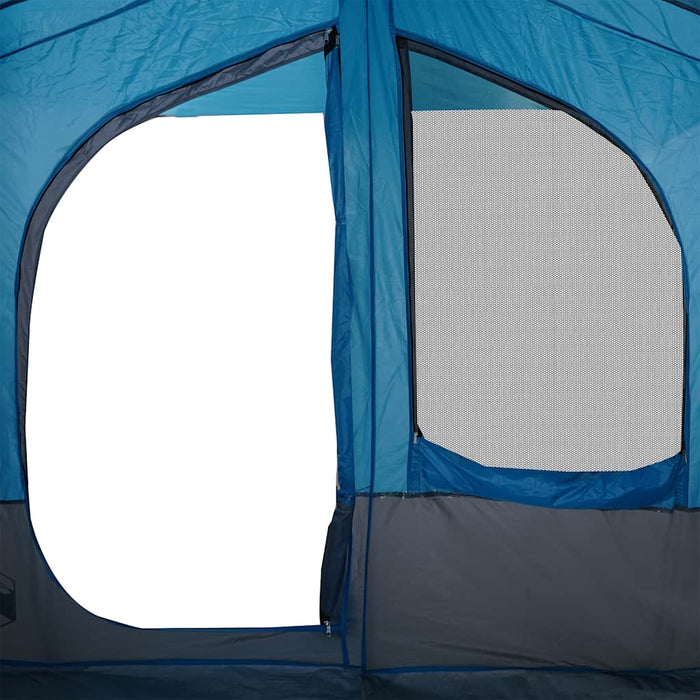 Camping Tent Cabin 5-Person Blue Waterproof