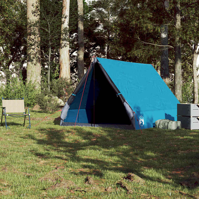 Палатка за къмпинг A-Frame 2-Person синя водоустойчива