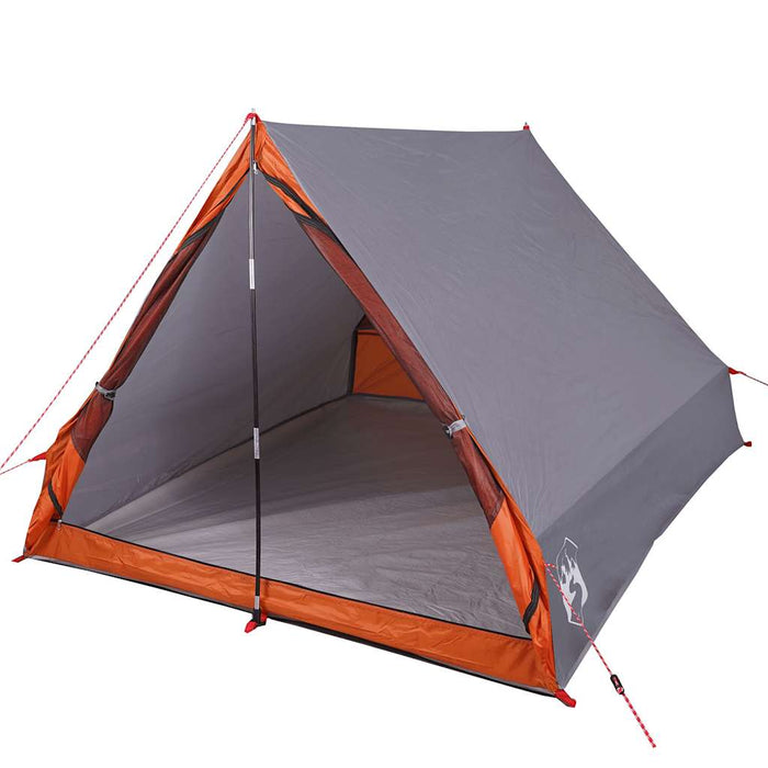 Camping Tent A-Frame 2-Person Grey Waterproof