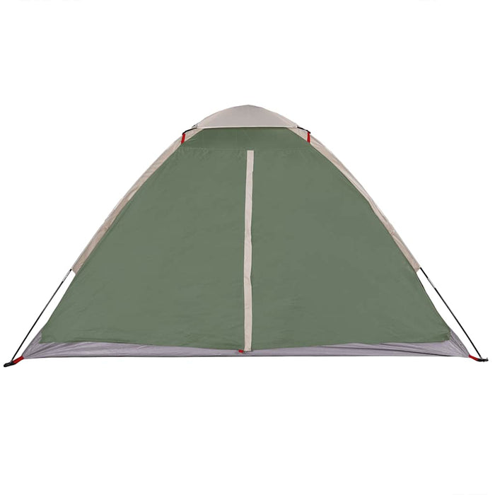 Camping Tent Dome 4-Person Green Waterproof