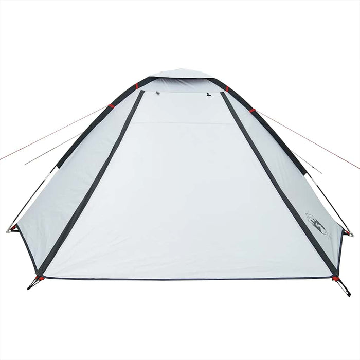 Camping Tent Dome 4-Person White Blackout Fabric Waterproof