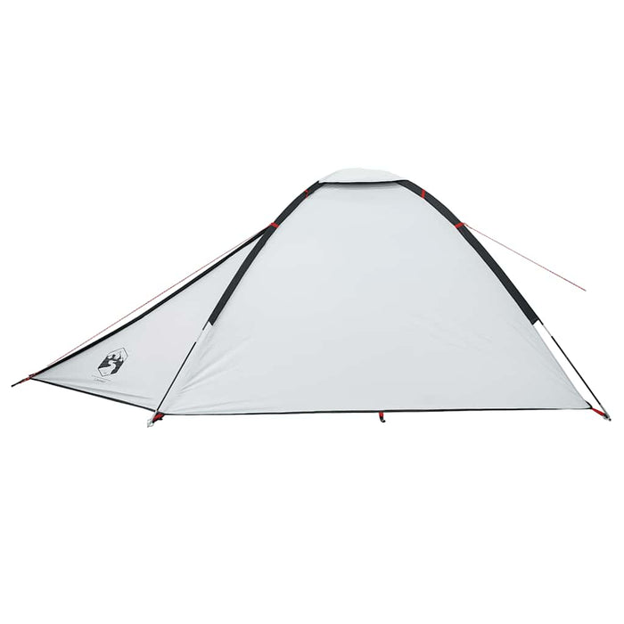 Camping Tent Dome 4-Person White Blackout Fabric Waterproof