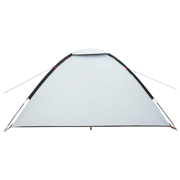 Camping Tent Dome 4-Person White Blackout Fabric Waterproof