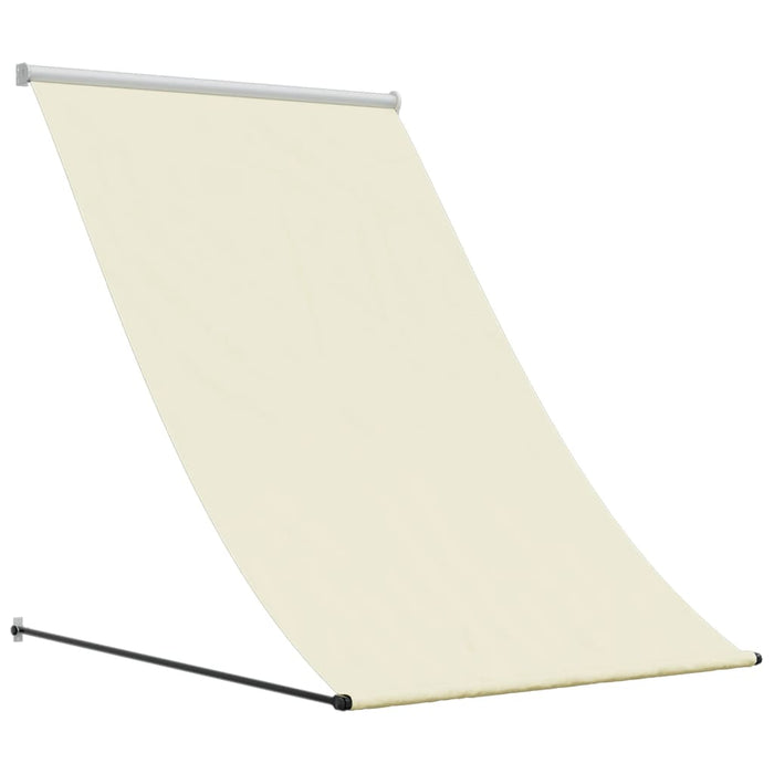 Retractable Awning Cream 150x150 cm Fabric and Steel