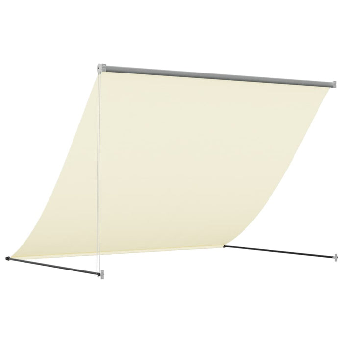 Retractable Awning Cream 250x150 cm Fabric and Steel