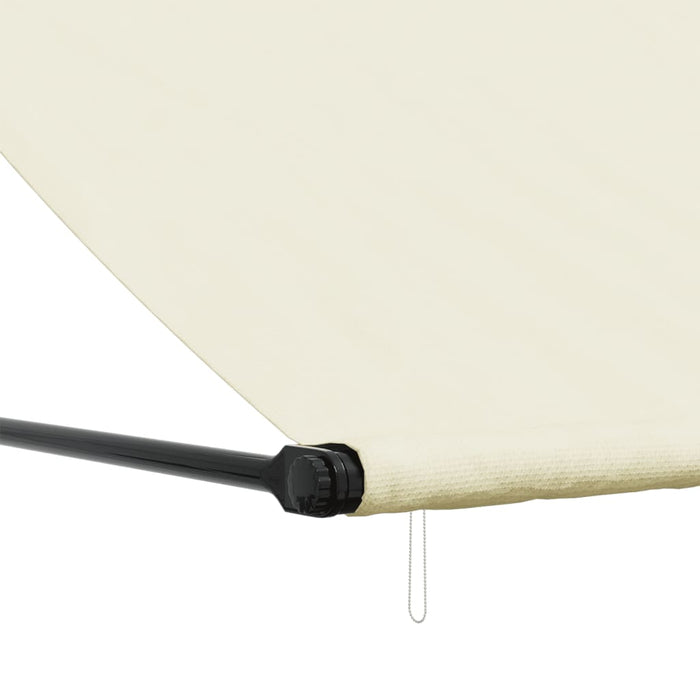 Retractable Awning Cream 250x150 cm Fabric and Steel