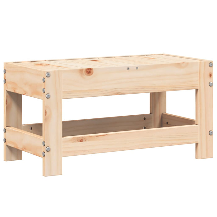 Garden Footstool 62x30x32 cm Solid Wood Pine