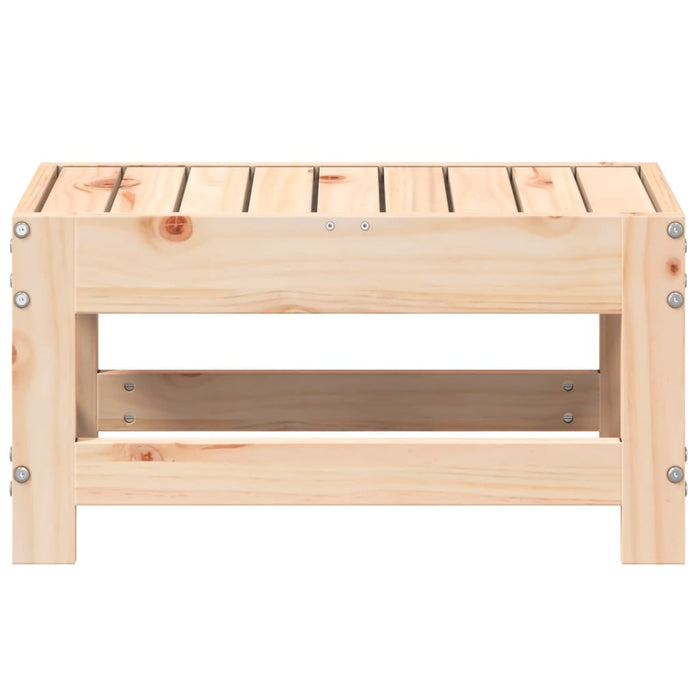 Garden Footstool 62x30x32 cm Solid Wood Pine