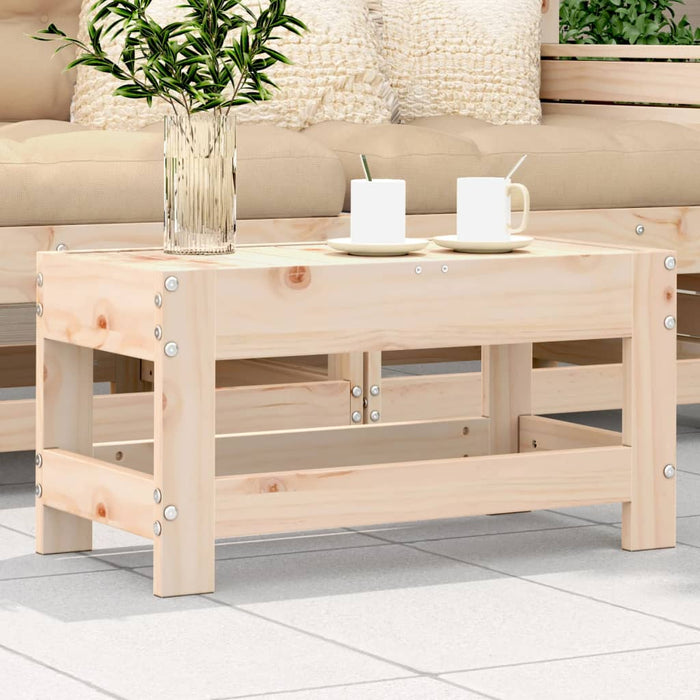 Garden Footstool 62x30x32 cm Solid Wood Pine