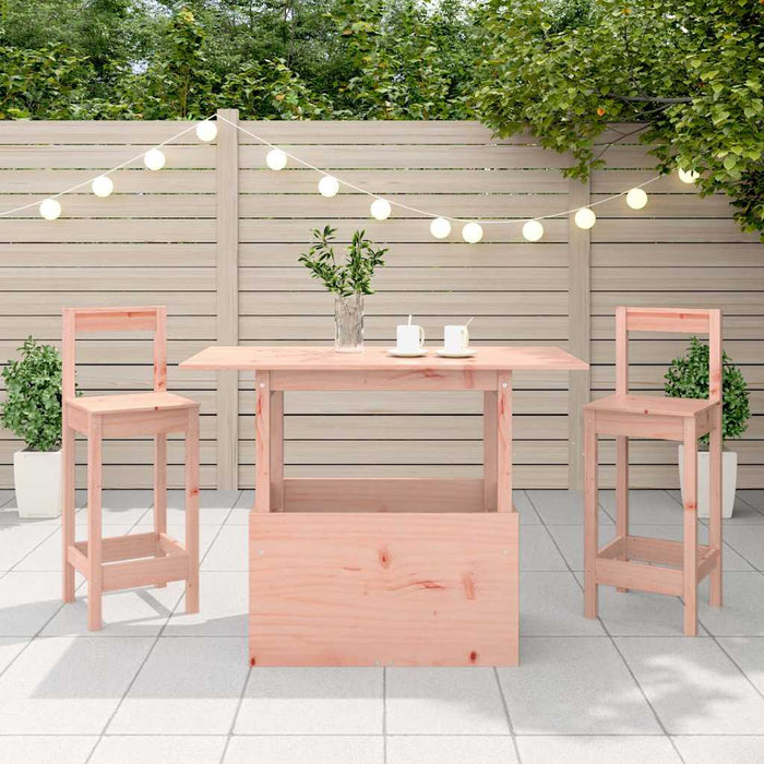 Garden Table 100x50x75 cm Solid Wood Douglas