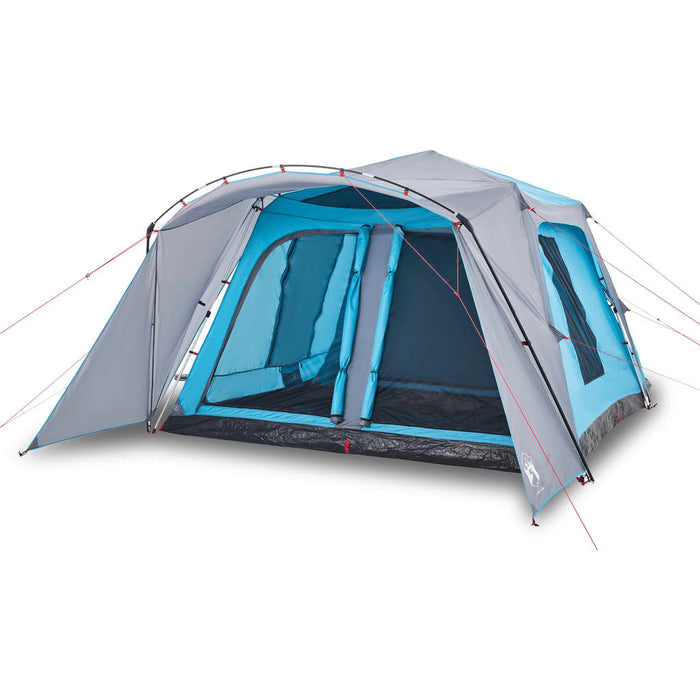 Family Tent with Porch 9-Person Blue Quick Release