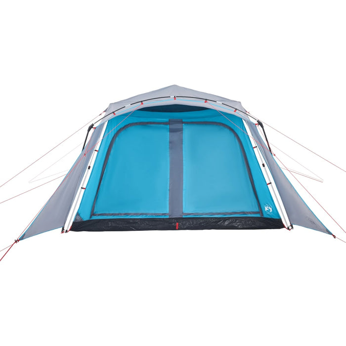 Family Tent with Porch 9-Person Blue Quick Release