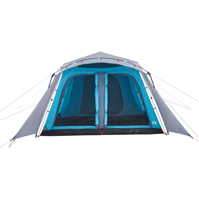 Family Tent with Porch 9-Person Blue Quick Release