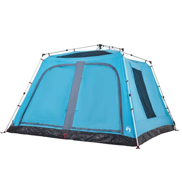 Family Tent with Porch 9-Person Blue Quick Release