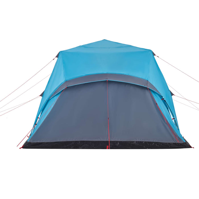 Family Tent with Porch 9-Person Blue Quick Release