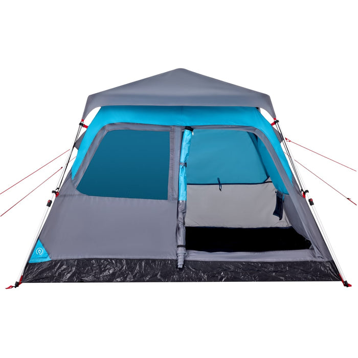 Camping Tent Dome 4-Person Blue Quick Release