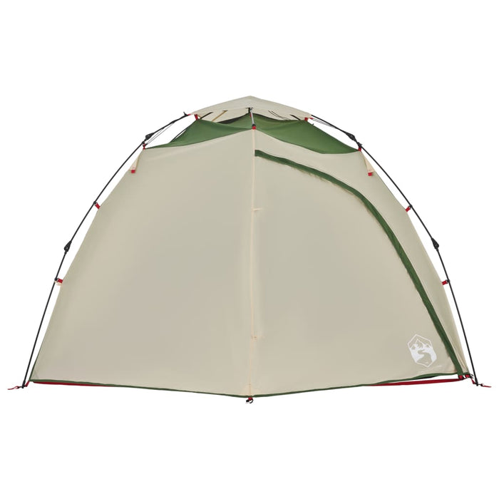 Cort de camping Dome pentru 4 persoane, cu eliberare rapidă, verde