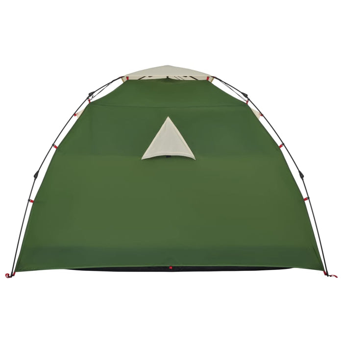 Cort de camping Dome pentru 4 persoane, cu eliberare rapidă, verde