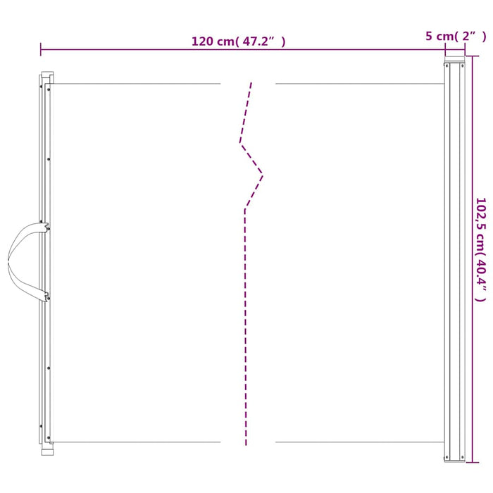 Poarta retractabila pentru animale de companie Alba 102,5x125 cm