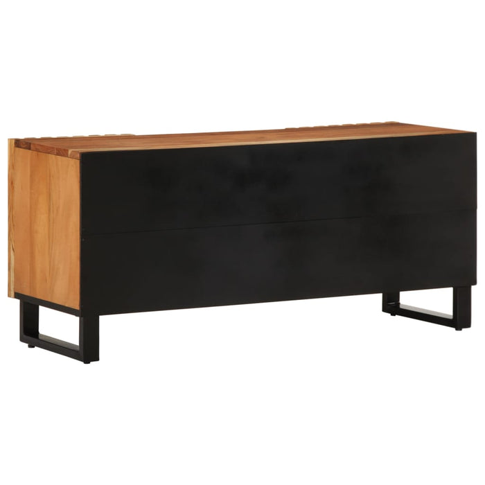 TV Cabinet 105x34x46 cm Solid Wood Acacia