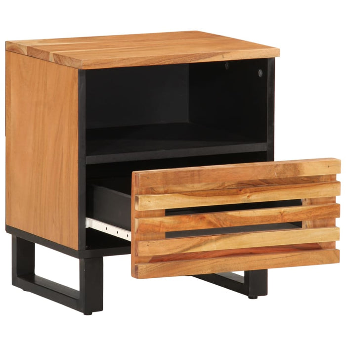 Bedside Cabinets 2 pcs 40x33x46 cm Solid Wood Acacia