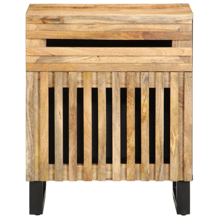 Bedside Cabinet 50x34x60 cm Solid Wood Rough Mango