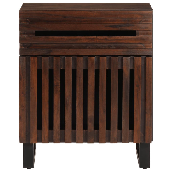 Bedside Cabinet Brown 50x34x60 cm Solid Wood Mango