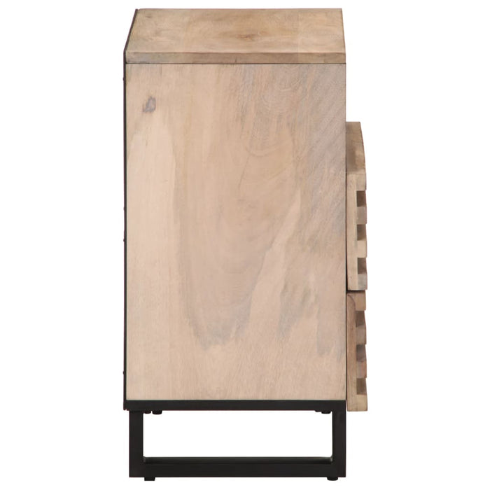 Bedside Cabinet 50x34x62 cm Solid Wood Rough Mango