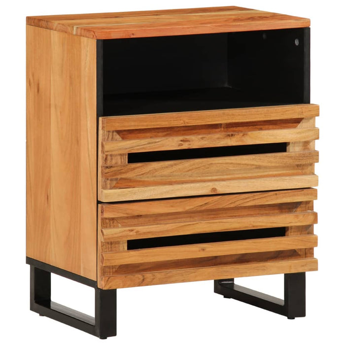 Bedside Cabinet Brown 50x34x62 cm Solid Wood Mango