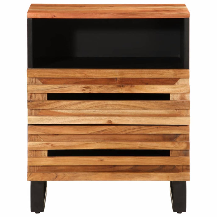 Bedside Cabinet Brown 50x34x62 cm Solid Wood Mango