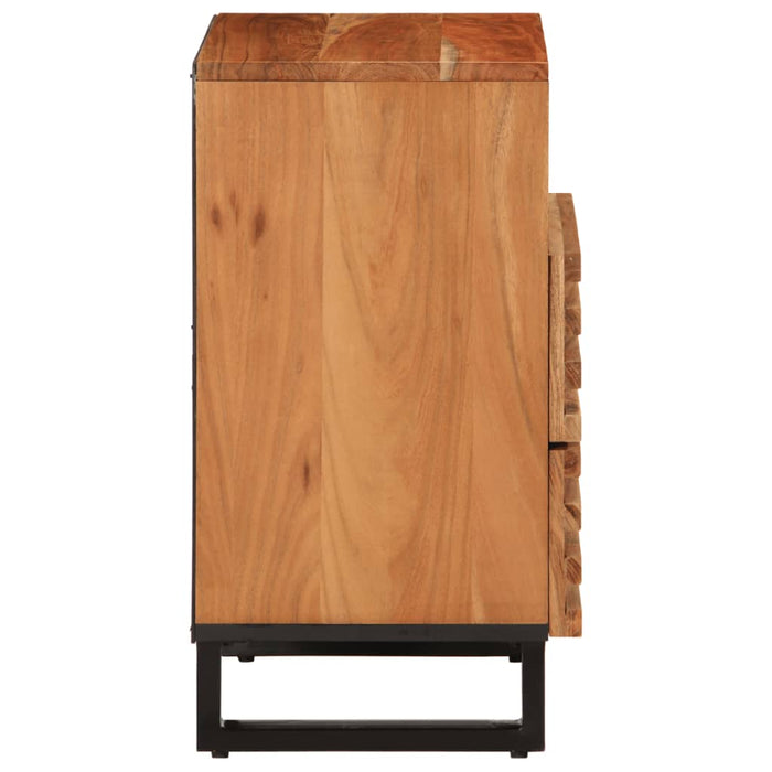 Bedside Cabinet Brown 50x34x62 cm Solid Wood Mango