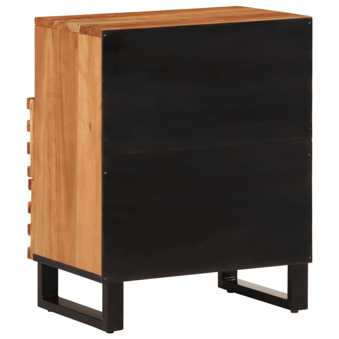 Bedside Cabinet Brown 50x34x62 cm Solid Wood Mango