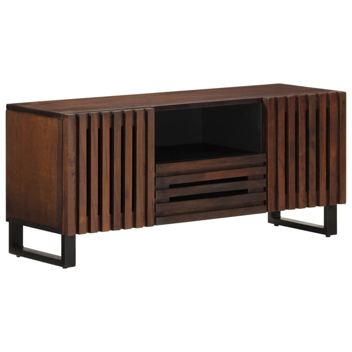 TV Cabinet Brown 100x34x46 cm Solid Wood Mango