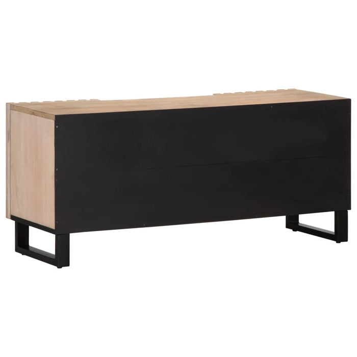 TV Cabinet 100x34x46 cm Solid Wood Mango