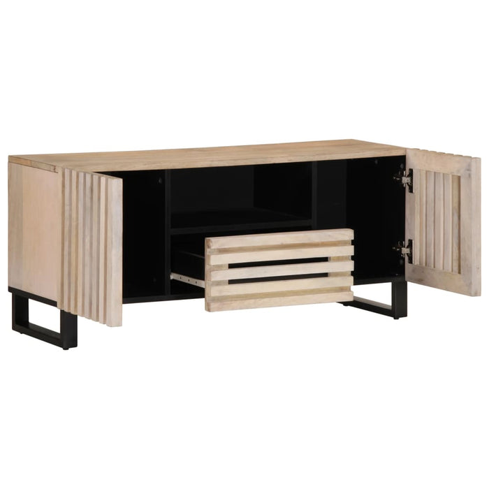 TV Cabinet 100x34x46 cm Solid Wood Mango